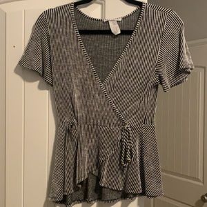 Black and White Stripped Shirt